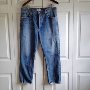 Citizen Of Humanity Jolene Straight Ankle Jeans Button Fly Size 31